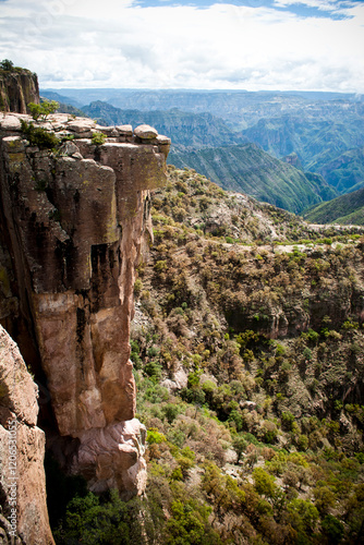 Piedra Volada Viewpoint in the Sierra Tarahumara, Chihuahua, Mexico