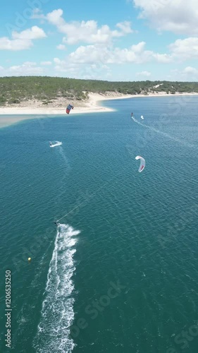 kitesurfing