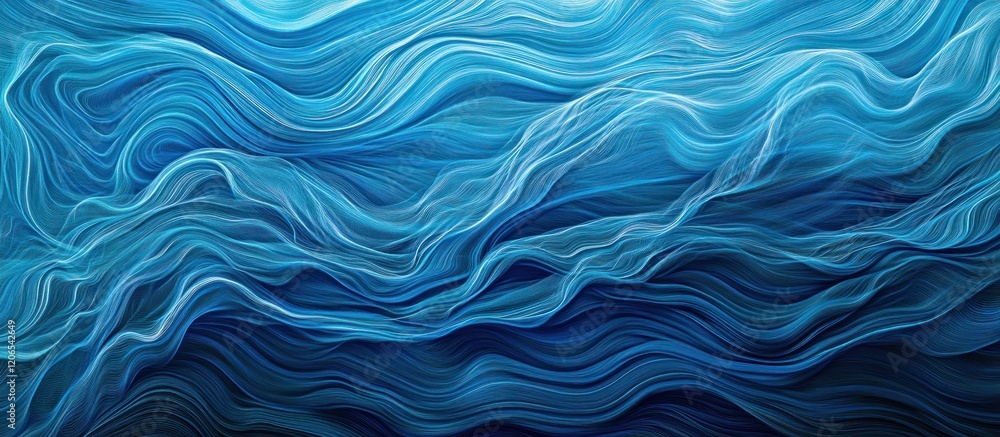 Abstract Blue Waves Abstract Blue Waves