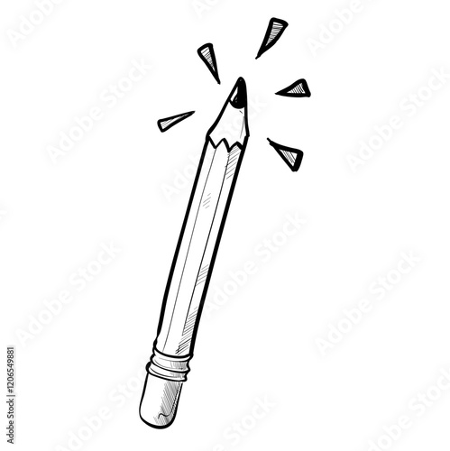pencil handdrawn illustration
