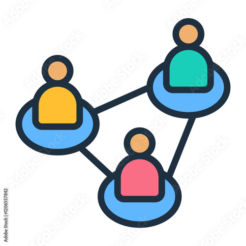 Social Network Connection Icon