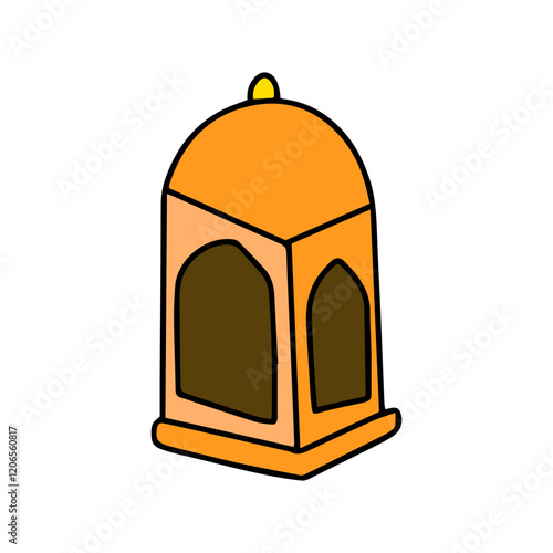 Doodles line art of ramadan kareem. eid fitr celebration element doodles stock. mudik, hampers, nastar, kue kering
