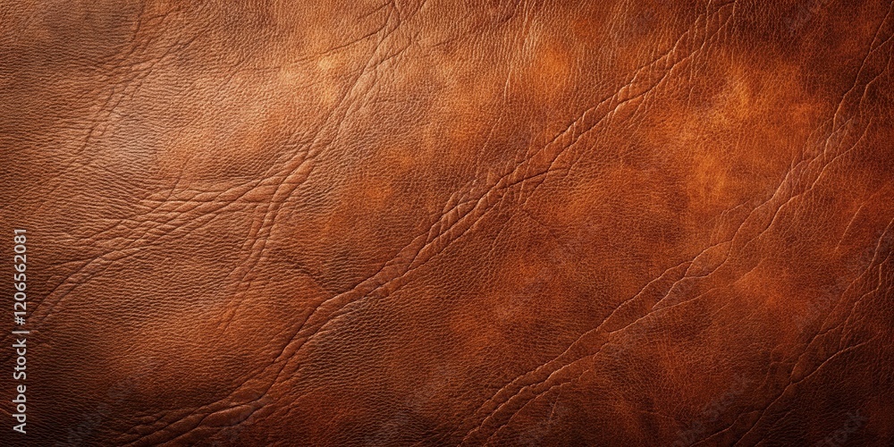 Rich Brown Leather Texture A Detailed Close-Up View Rich Brown Leather Texture A Detailed Close-Up View