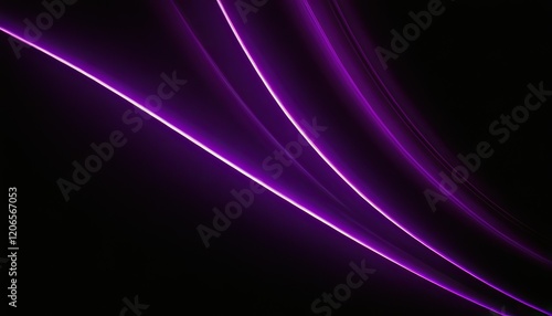 Abstract dark background with purple lines