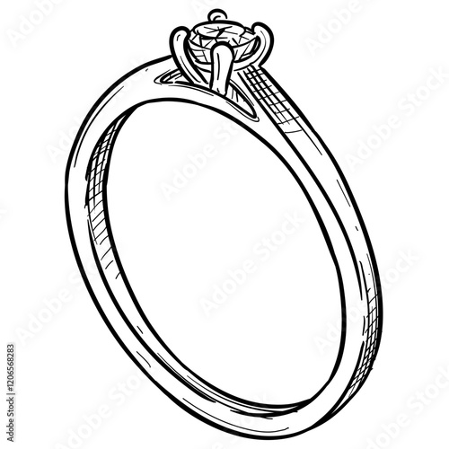 ring handdrawn illustration