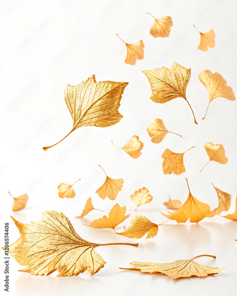 Naklejka premium autumn leaves background