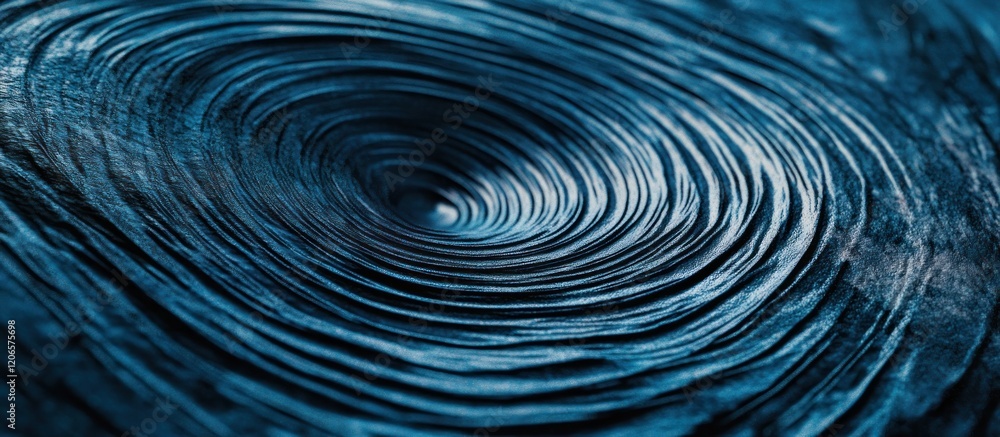 Abstract Blue Swirling Vortex Abstract Blue Swirling Vortex