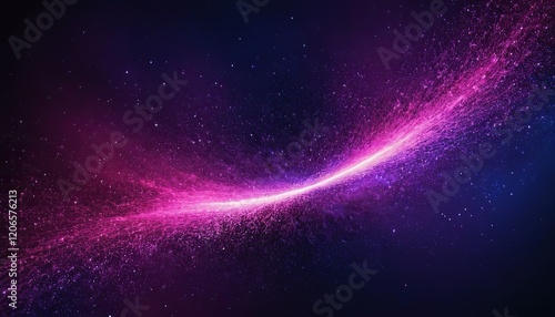 Abstract background with purple neon light lines 3d rendering