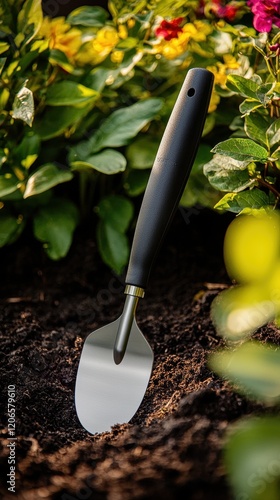 High-Quality Garden Tool in Serene Garden Setting