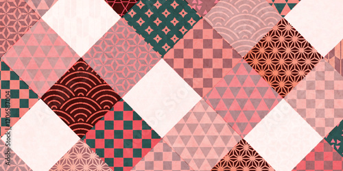 和柄　春　模様　背景