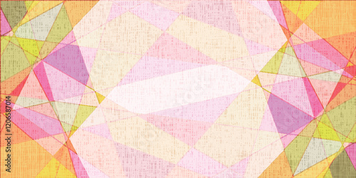 春　和柄　幾何学　模様　背景