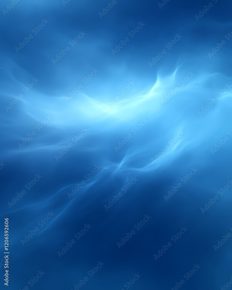 Abstract blue glowing waves background. Abstract blue glowing waves background.