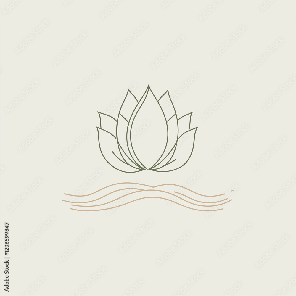 Wellness and Spa Logo – Minimalist and Relaxing Design Wellness and Spa Logo – Minimalist and Relaxing Design