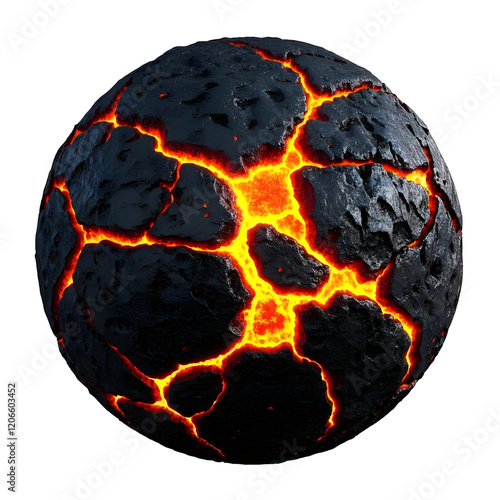 Spherical lava rock
