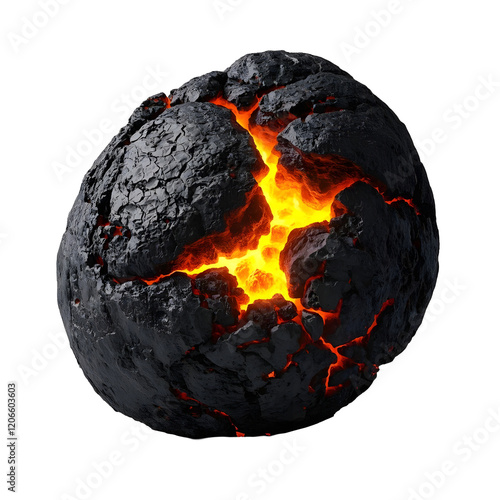 Wallpaper Mural Spherical lava rock Torontodigital.ca