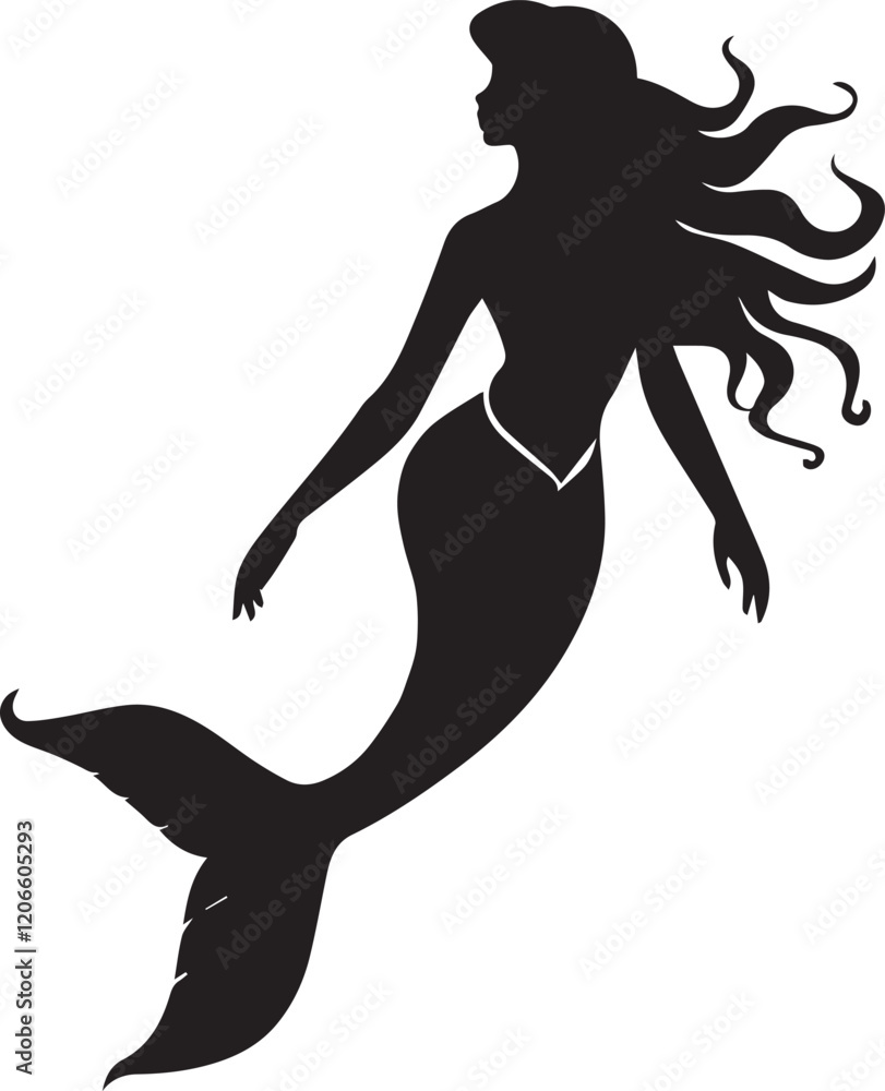 Fototapeta premium mermaid in the sea