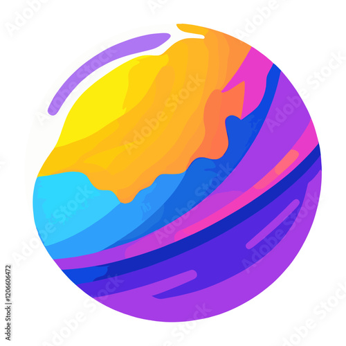 Earth icon space illustration universe vector