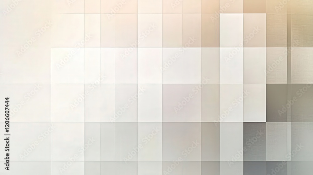 Abstract Beige and White Square Grid Pattern Abstract Beige and White Square Grid Pattern