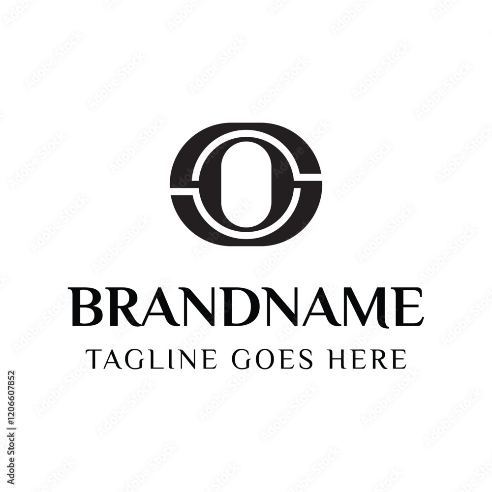 Letters SO Monogram Logo, for any business or identity with OS or SO initials Letters SO Monogram Logo, for any business or identity with OS or SO initials