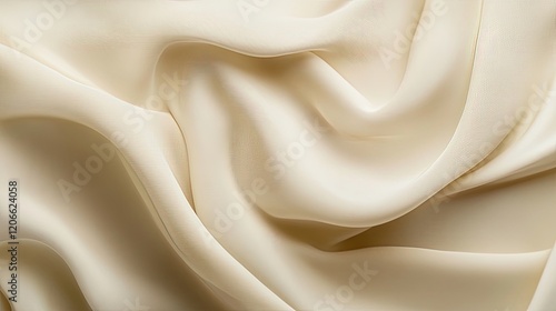 Smooth Beige Fabric with Light Texture and Soft Finish