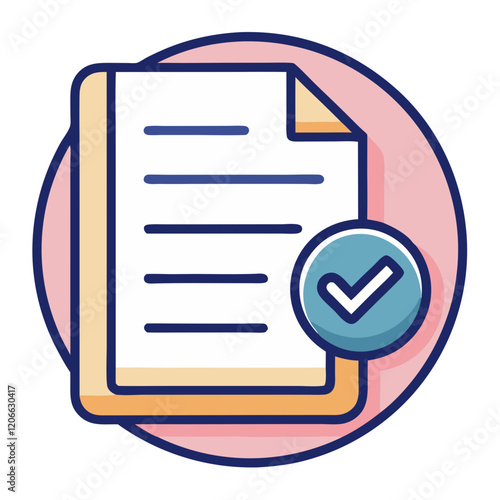approved document icon design