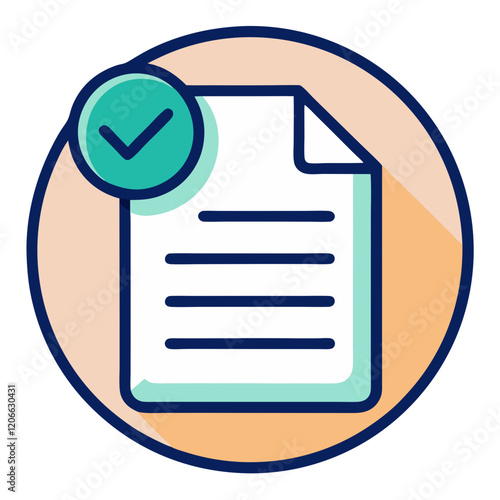 approved document icon design