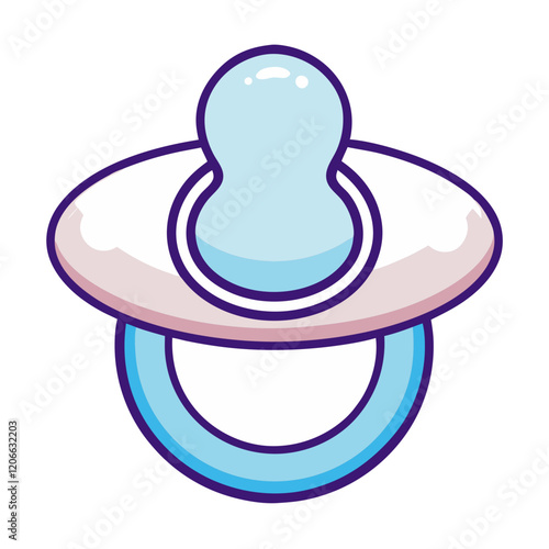 baby pacifier icon design