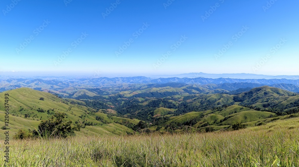 Vast Mountain Landscape Panorama Vast Mountain Landscape Panorama