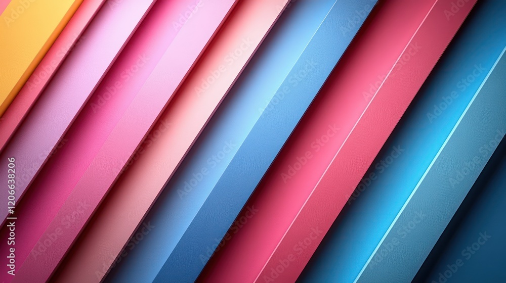 Obraz premium Abstract Diagonal Colorful Stripes Background