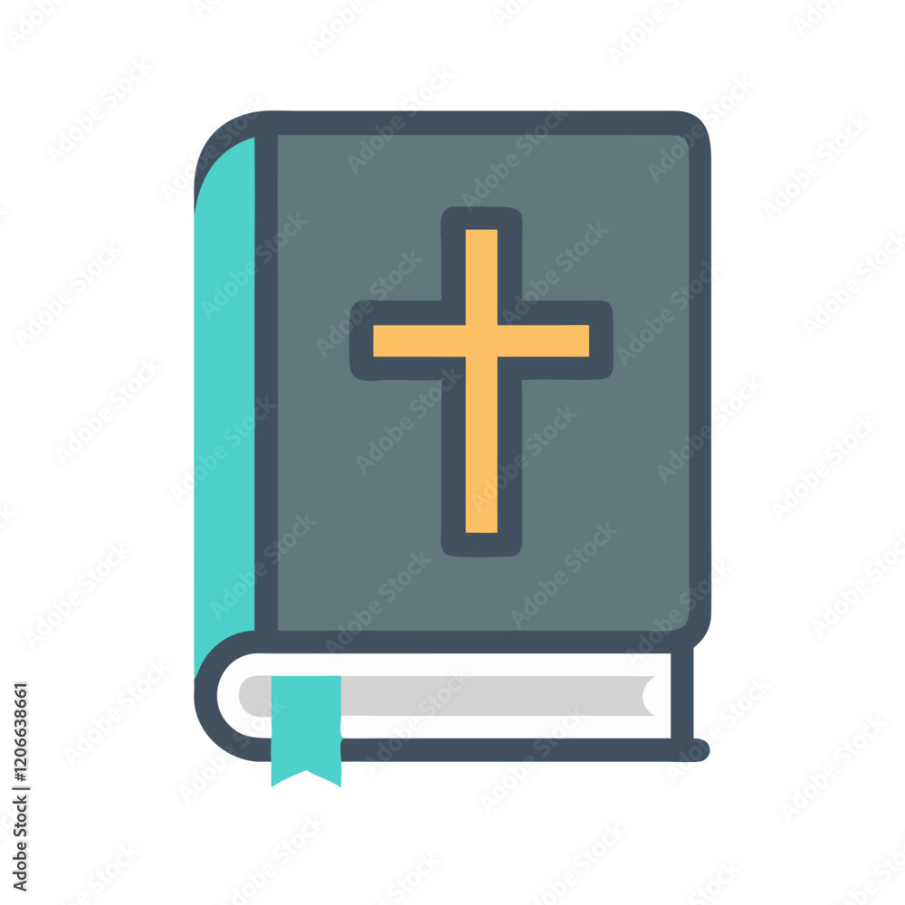 Obraz premium bible book icon design