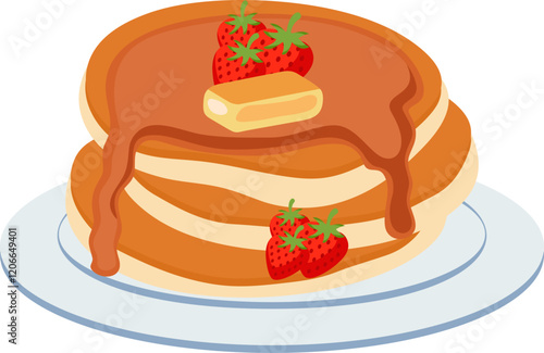 Pancake On Plate