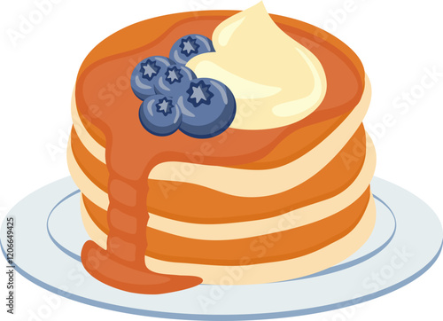 Pancake On Plate