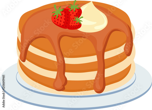 Pancake On Plate