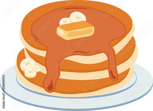 Pancake On Plate