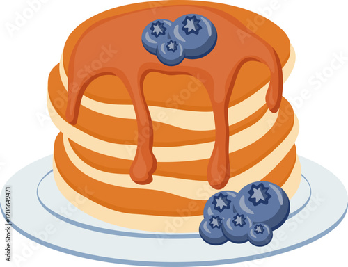 Pancake On Plate