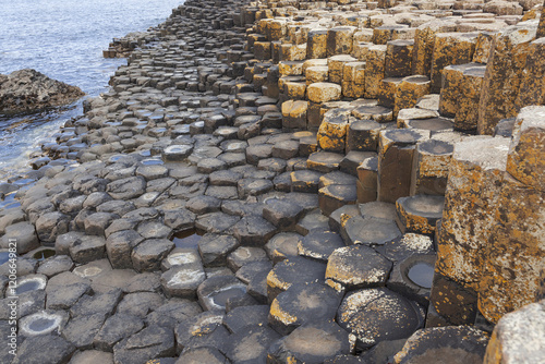 Foto 육각형,주상절리,바다,자이언트코즈웨이,Giant's Causeway,북아일랜드