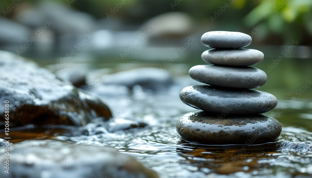 zen, stones, asymmetrical, stack, rugged, textures, rock, water, stream, gentle, wet, droplets, surfaces, ripples, splashes, photorealistic, detail, soft, natural, lighting, harmony, balance, serene, zen, stones, asymmetrical, stack, rugged, textures, rock, water, stream, gentle, wet, droplets, surfaces, ripples, splashes, photorealistic, detail, soft, natural, lighting, harmony, balance, serene,