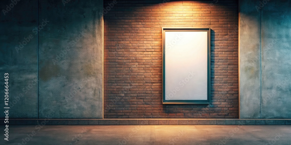 Clean, simple aesthetic. Studio shot of an empty frame on a blank wall, modern minimalist interior design. Clean, simple aesthetic. Studio shot of an empty frame on a blank wall, modern minimalist interior design.
