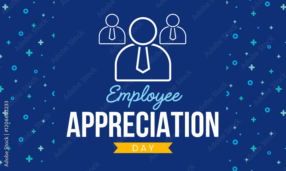 Fototapeta premium Employee Appreciation Day Creative banner design
