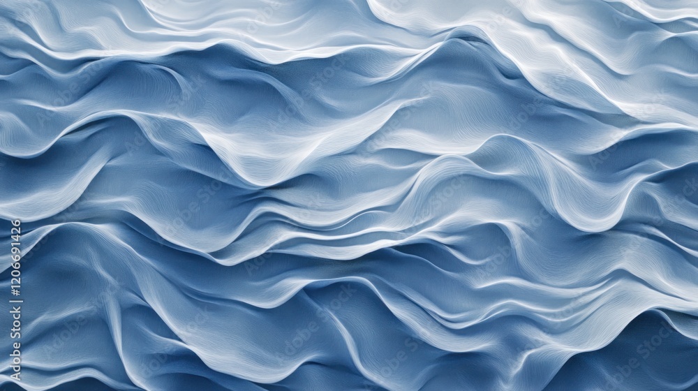 Abstract Blue Wavy Texture Abstract Blue Wavy Texture
