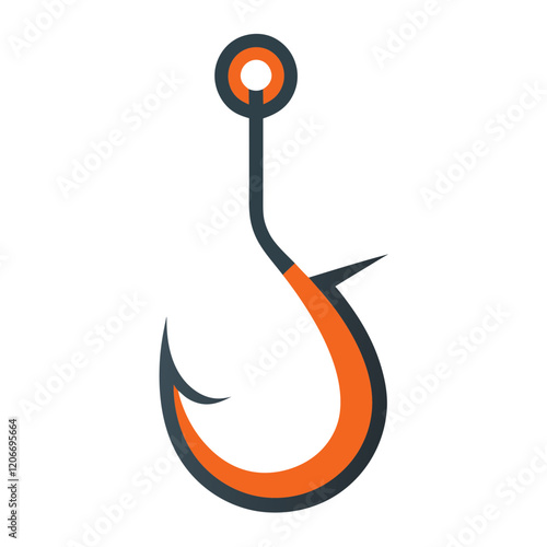 fishing hook icon design