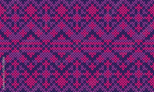 Seamless printable knitting patterns, wallpapers, ultra-high resolution raster illustrations, print-on-demand patterns.