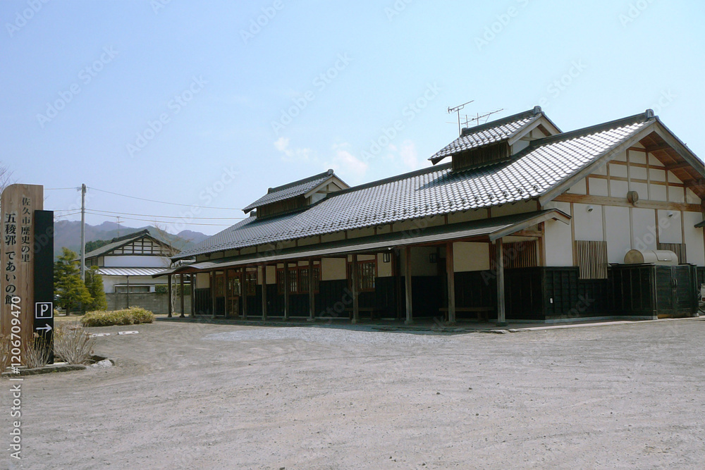 日本　龍岡城跡／資料館の「五稜郭であいの館（やかた）」【国指定史跡】長野県佐久市