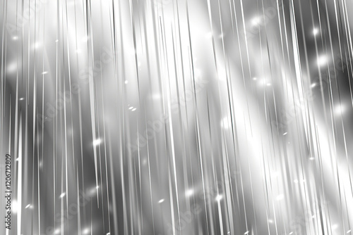 Abstract silver lines background, light streaks, design element