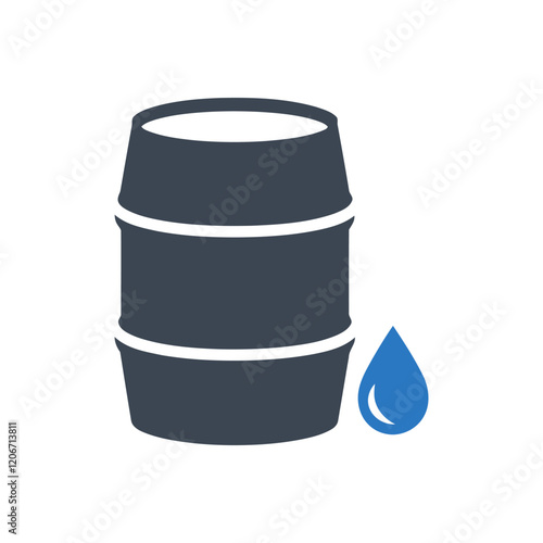 Water Barrel Icon