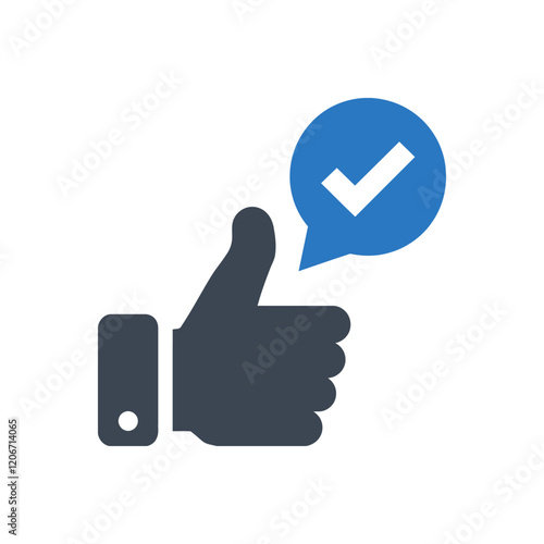 Thumbs Up Approval Icon