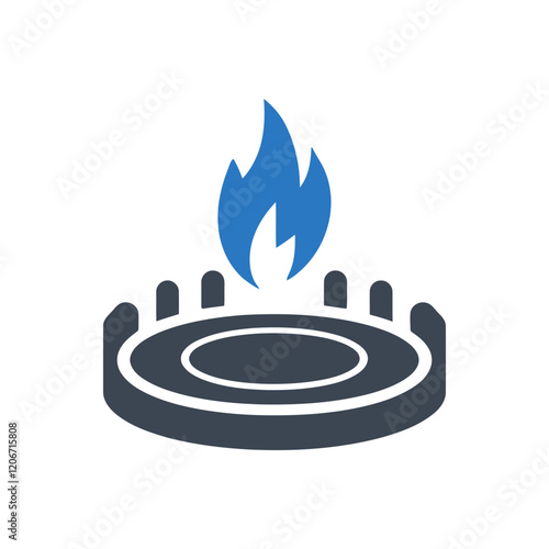 Gas Stove Burner Icon