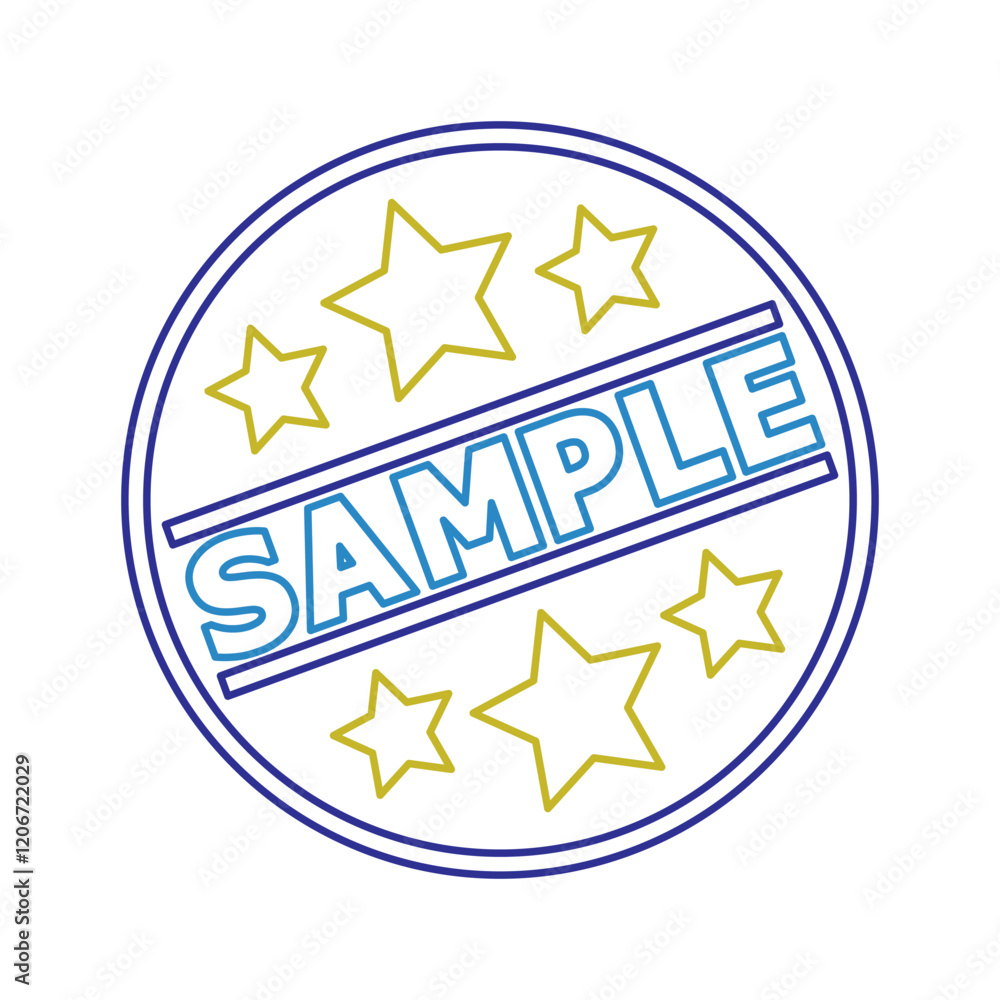 Sample icon design template Sample icon design template