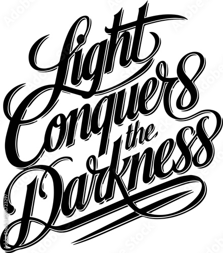 Light Conquers The Darkness Art,