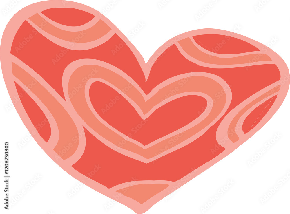 red heart wrinkled paper, love valentine red heart wrinkled paper, love valentine